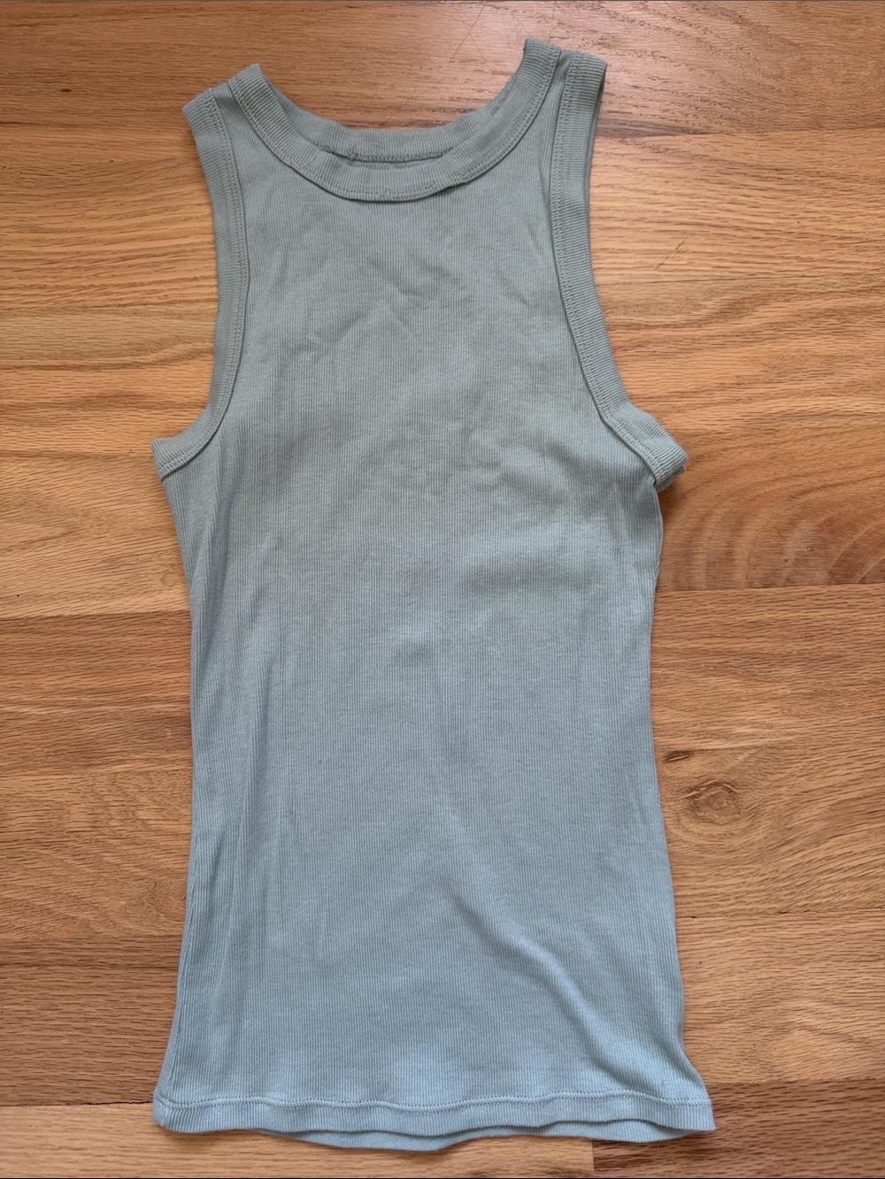 A NEW DAY Set of Three Ribbed Tops in Teal, Mauve, and Sage women's sz XS - Picture 5 of 14